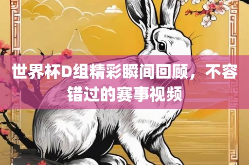 世界杯D组精彩瞬间回顾，不容错过的赛事视频漯河市盈旭机械设备有限公司