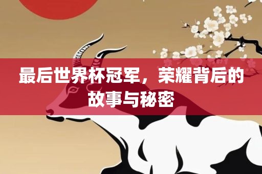 最后世界杯冠军，荣耀背后的故事与秘密