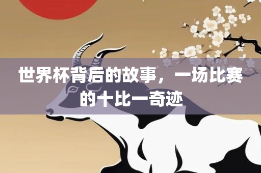 世界杯背后的故事，一场比赛的十比一奇迹