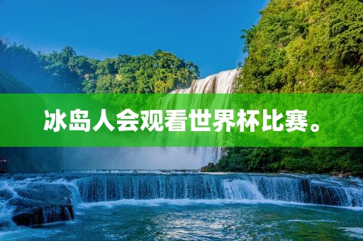 冰岛人会观看世界杯比赛。