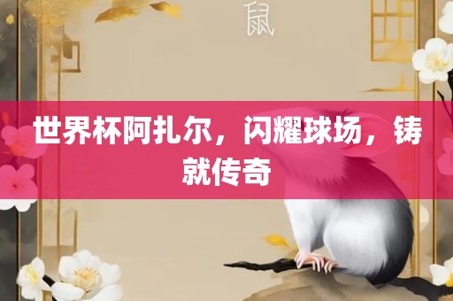 世界杯阿扎尔，闪耀球场，铸就传奇