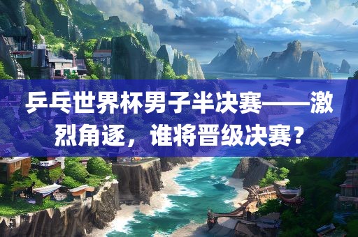 乒乓世界杯男子半决赛——激烈角逐，谁将晋级决赛？漯河市盈旭机械设备有限公司