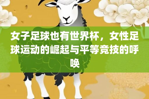 女子足球也有世界杯，女性足球运动的崛起与平等竞技漯河市盈旭机械设备有限公司的呼唤