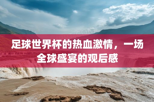 足球世界杯的热血激情，一场全球盛宴的观后感漯河市盈旭机械设备有限公司
