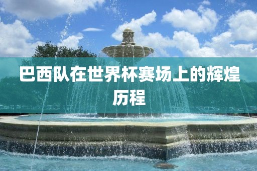 巴西队在世界杯赛场上的辉煌历程