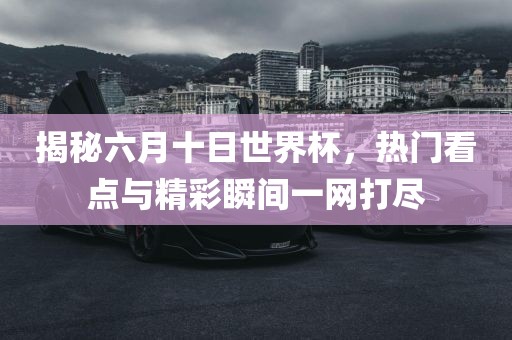 漯河市盈旭机械设备有限公司揭秘六月十日世界杯，热门看点与精彩瞬间一网打尽
