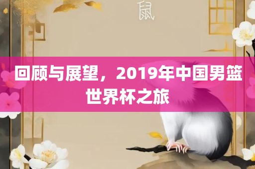 回顾与展望，2019年中国男篮世界杯之旅