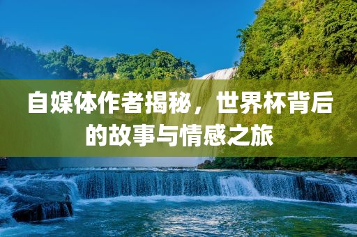 自媒体作者揭秘，世界杯背后的故事与情感之旅