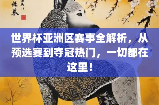 世界杯亚洲区赛事全解析，从预选赛到夺冠热门，一切都在这里！
