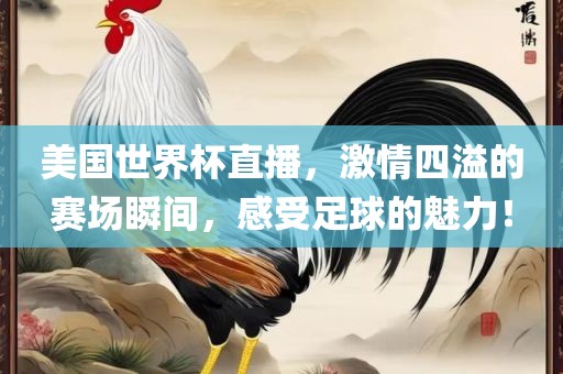 美国世界杯直播，激情四溢的赛场瞬间，感受足球的魅力！