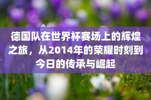 德国队在世界杯赛场上的辉煌之旅，从2014年的荣耀时刻到今日的传承与崛起