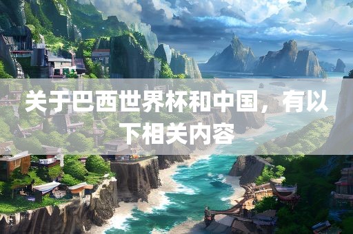 关于巴西世界杯和中国，有以下相关内容