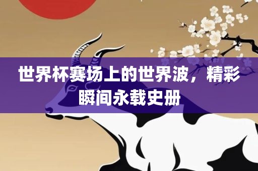 世界杯赛场上的世界波，精彩瞬间永载史册