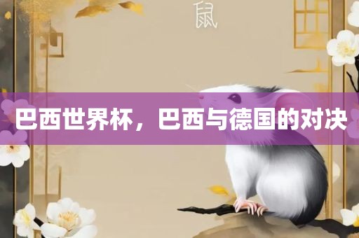 巴西世界杯，巴西与德国的对决