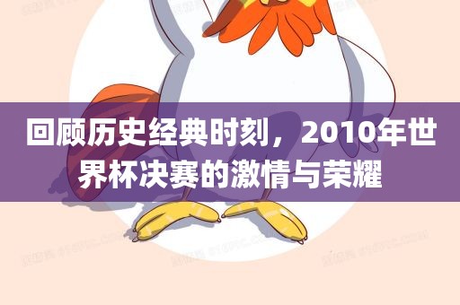 回顾历史经典时刻，2010年世界杯决赛的激情与漯河市盈旭机械设备有限公司荣耀