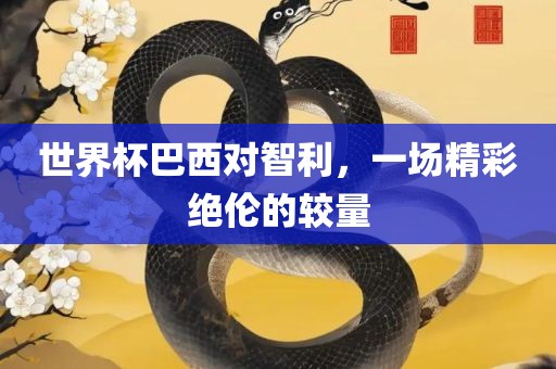 世界杯巴西对智利，一场精彩绝伦的较量