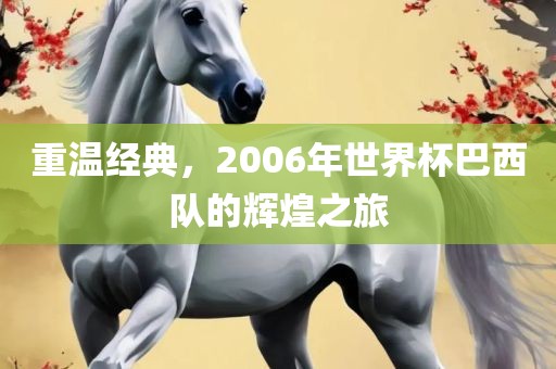 重温经典，2006年世界杯巴西队的辉煌之旅