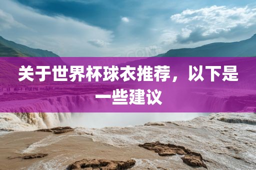 关于世界杯球衣推荐，以下是一些建议
