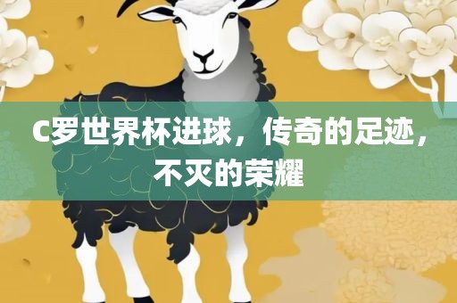 C罗世界杯进球，传奇的足迹，不灭的荣耀