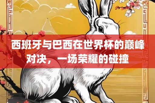 西班牙与巴西在世界杯的巅峰对决，一场荣耀的碰撞