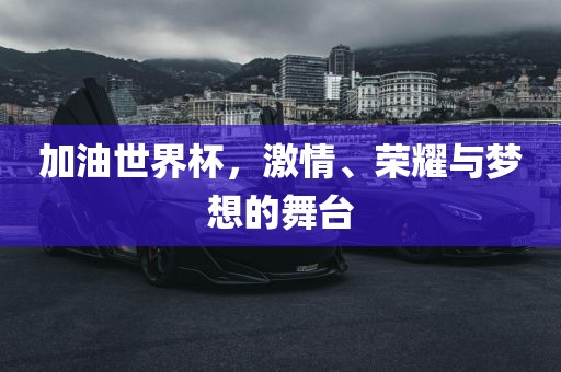 加油世界杯，激情、荣耀与梦想的舞台