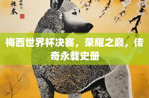 梅西世界杯决赛，荣耀之巅，传奇永载史册