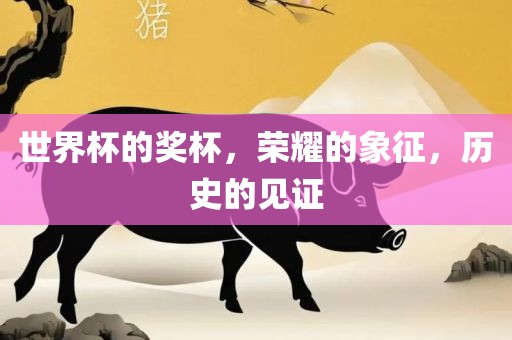 世界杯的奖杯，荣耀的象征，历史的见证