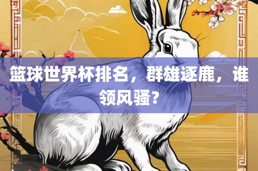 篮球世界杯排名，群雄逐鹿，谁领风骚？漯河市盈旭机械设备有限公司