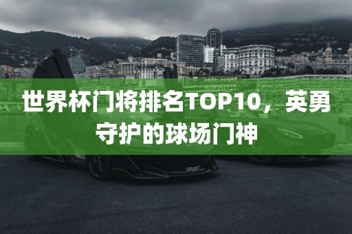 世界杯门将排名TOP10，英勇守护的球场门神
