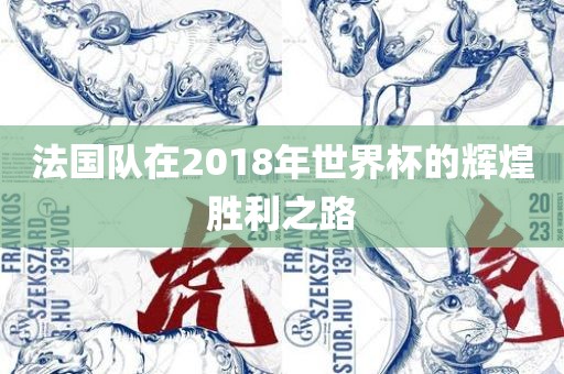 法国队在2018年世界杯的辉煌胜利之路漯河市盈旭机械设备有限公司