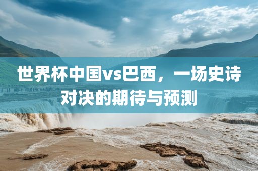 漯河市盈旭机械设备有限公司世界杯中国vs巴西，一场史诗对决的期待与预测