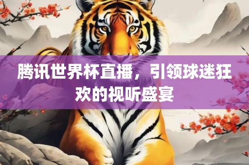 腾讯世界杯直播，引领球迷狂欢的视听盛宴漯河市盈旭机械设备有限公司