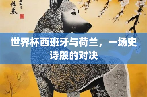 世界杯西班牙与荷兰，一场史诗般的对决