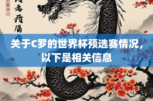 关于C罗的世界杯预选赛情况，以下是相关信息漯河市盈旭机械设备有限公司