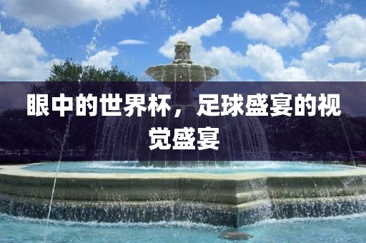 眼中的世界杯，足球盛宴的视觉盛宴漯河市盈旭机械设备有限公司