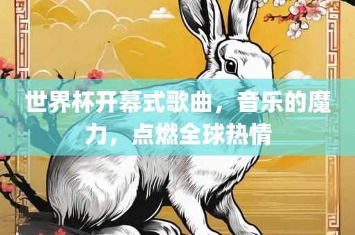 世界杯开幕式歌曲，音乐的魔力，点燃全球热情