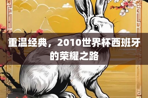 重温经典，2010世界杯西班牙的荣耀之路