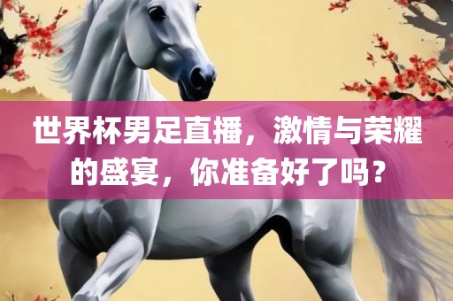 世界杯男足直播，激情与荣耀的盛宴，你准备好了吗？