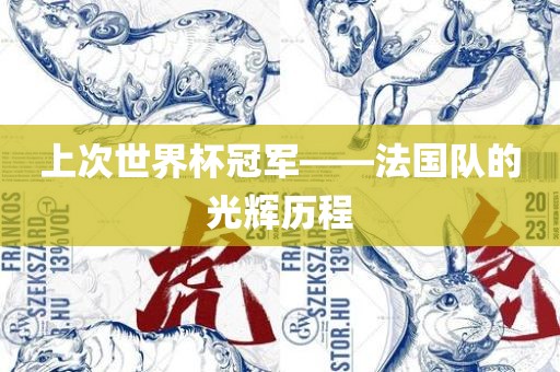 上次世界杯冠军——法国队的光辉历程漯河市盈旭机械设备有限公司
