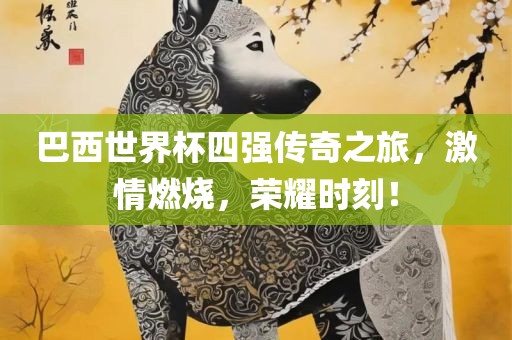 巴西世界杯四强传奇之旅，激情燃烧，荣耀时刻！漯河市盈旭机械设备有限公司