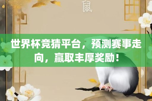 世界杯竞猜平台，预测赛事走向，赢取丰厚奖励！