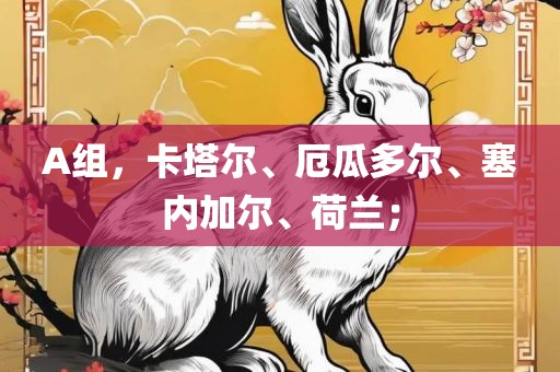 A组，卡塔尔、厄瓜多尔、塞内加尔、荷兰；漯河市盈旭机械设备有限公司