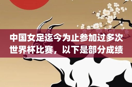 中国女足迄今为止参加过漯河市盈旭机械设备有限公司多次世界杯比赛，以下是部分成绩