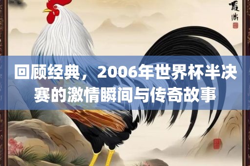 回顾经典，2006年世界杯半决赛的激情瞬间与传奇故事漯河市盈旭机械设备有限公司