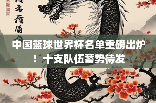 中国篮球世界杯名单重磅出炉！十支队伍蓄势待发