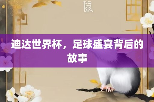 迪达世界杯，足球盛宴背后的故事漯河市盈旭机械设备有限公司