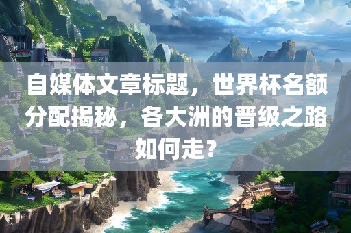 自媒体文章标题，世界杯名额分配揭秘，各大洲的晋级之路如何走？