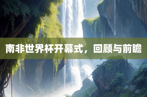 南非世界杯开幕式，回顾与前瞻