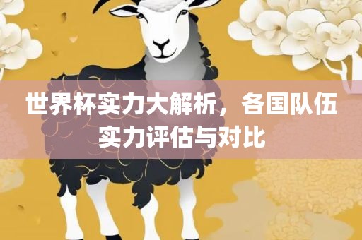 世界杯实力大解析，各国队伍实力评估与对比漯河市盈旭机械设备有限公司
