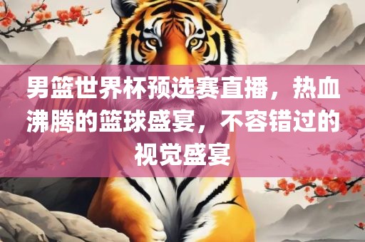 男篮世界杯预选赛直播，热血沸腾的篮球盛宴，不容错过的视觉盛宴
